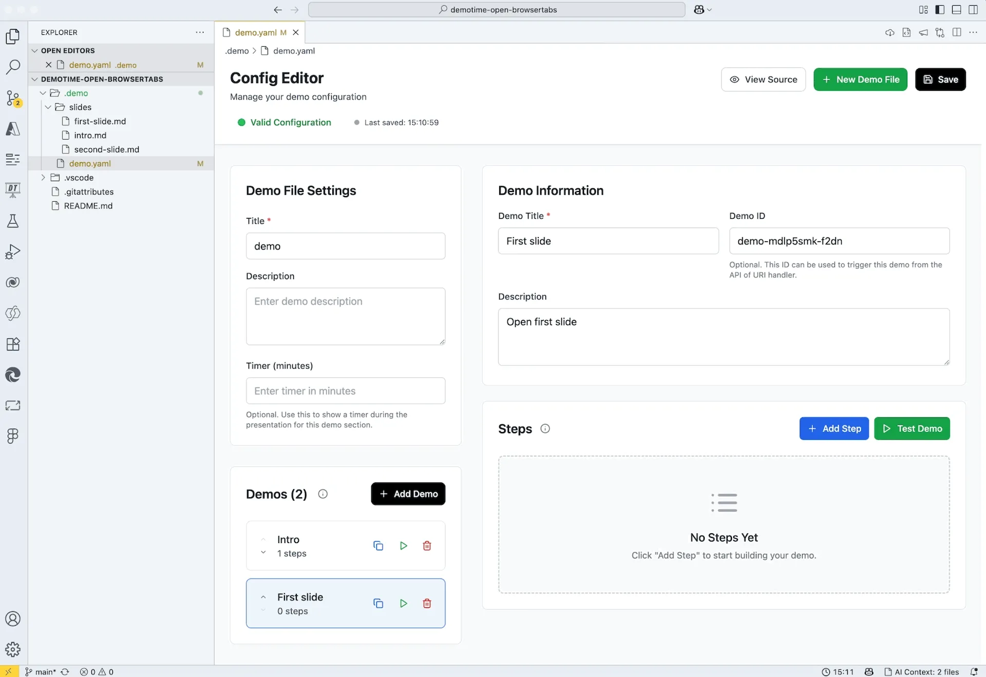Step 2 - Adding Slides